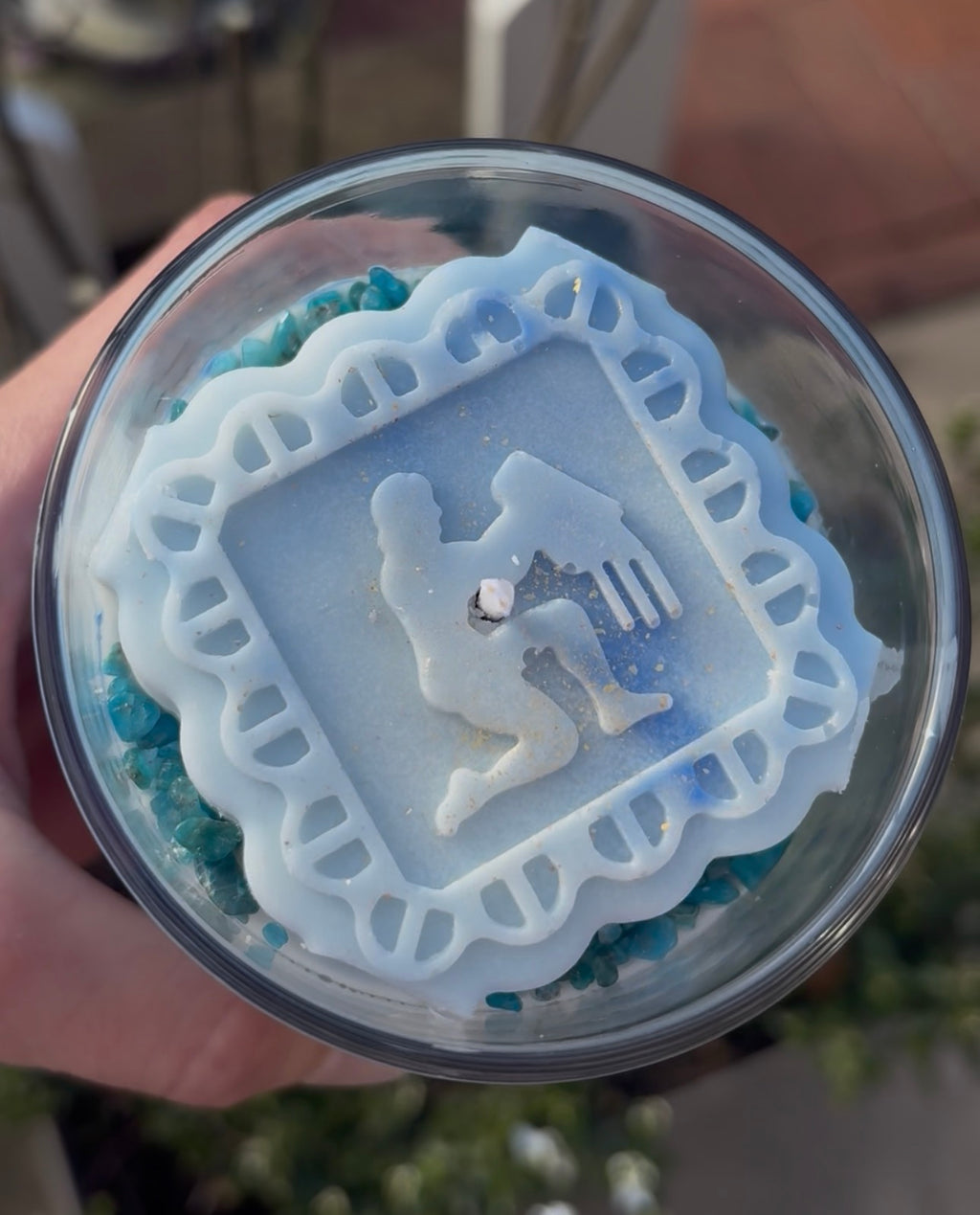 Sternzeichen-Kerze Wassermann