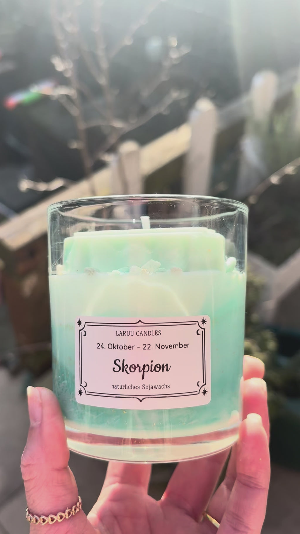 Sternzeichen-Kerze Skorpion